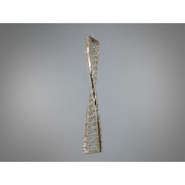 Дизайнерський світлодіодний світильник підвіс, 15 Вт, золото Diasha 531/1D-500G