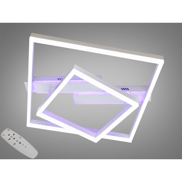 Стельова LED люстра Diasha біла 85W пульт димер Diasha 2548WHLED3colordimmer Стельова LED люстра Diasha біла 85W пульт димер Diasha 2548WHLED3colordimmer