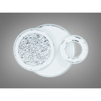 Стельова LED люстра біла 53Вт CCT три модулі Diasha 12531
