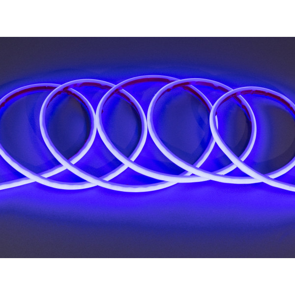 Світлодіодна стрічка 220в, 320 шт/м, герметична, 10мм, блакитний Diasha P220M-COB-320-BLUE-65-10