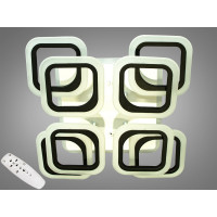Люстра в зал 120W Diasha HAS8060/4+4BKLED3colordimmer
