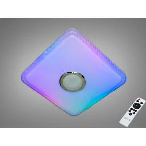 Люстра стельова смарт Diasha біла 70 Вт RGB BT Diasha DB-8501C/400x400RGB+MP3+TUYA