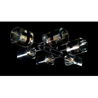 Люстра с плафонами  L6938B/6 (BLK+CR) Splendid-Ray
260802