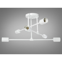 Стильна люстра у стилі Loft на 6 ламп, біла Diasha XL2039-6WH