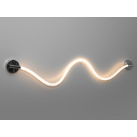 Сучасний світлодіодний світильник Шланг, 18W, хром Diasha SY9601-CH