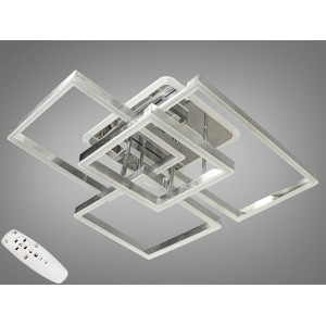 Потолочная светодиодная люстра светильник с пультом и подсветкой Diasha 7008NEW HR LED 3color dimmer