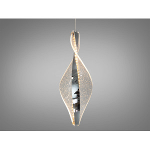 Світлодіодний кришталевий підвіс золото 12 Вт Diasha 51015/1CH