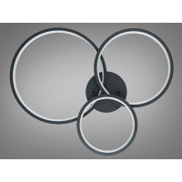 Светодиодная люстра в спальню Diasha 2556BKdimmer