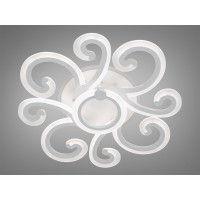 Красива світлодіодна люстра з триколірним LED підсвічуванням, 90W Diasha 2452/4+1WHLED3colordimmer