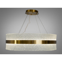 Домінуюча підвісна кришталева світлодіодна люстра для зали, 105 Вт Diasha 7002/800BR