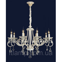 Классическая люстра с хрусталем Levistella 755MO85042-8 WT+FGD