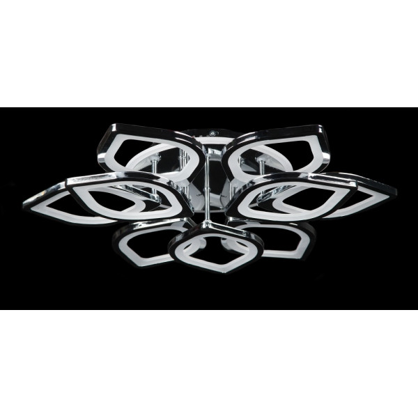 Люстра в зал или спальню светодиодная современная Splendid-Ray 2850268/6+3+A LED (CHROME) 