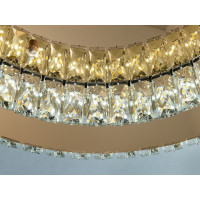 Люстра стельова LED Diasha золото 55 Вт пульт Diasha 587/500G