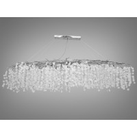 Люстра в зал на 18 ламп, хром Diasha 602-L1800CH