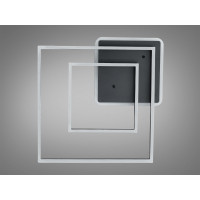 Стельова світлодіодна люстра з димером 75W Diasha 2550BKLED3colordimmer