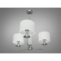 Люстра с абажуром в спальню 3 лампы Diasha 1015/3HR