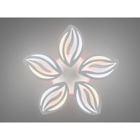 Біла світлодіодна люстра смарт світильник з пультом, 75W Diasha 8092/5WHLED3colordimmer