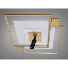 LED люстра Diasha білий чорний 64Вт димер пульт Diasha 5533WH+Gdimmer