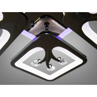 Люстры светодиодные с пультом Diasha S8157/4BHR LED 3color dimmer 