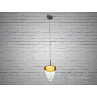 Красива світлодіодна підвісна люстра в стилі модерн, 20W, золото Diasha F6001/1CF