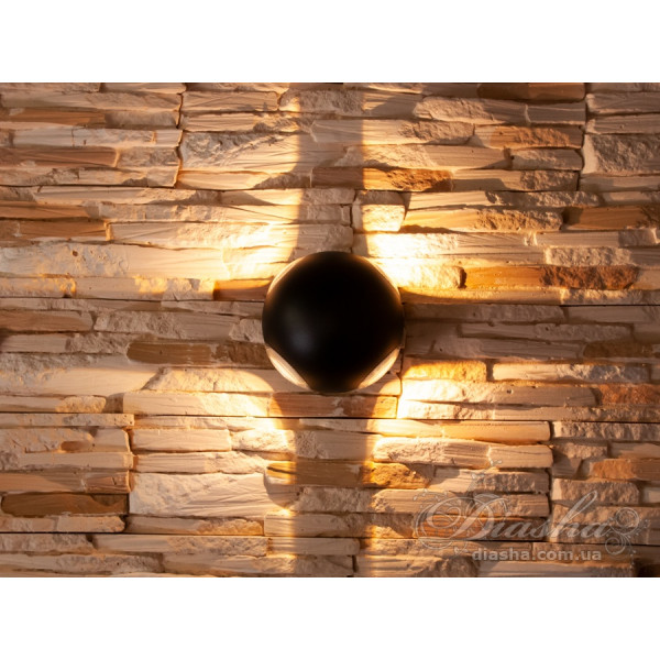 Чотирипроменевий фасадний LED світильник Diasha HS9070-12W-BK Чотирипроменевий фасадний LED світильник Diasha HS9070-12W-BK