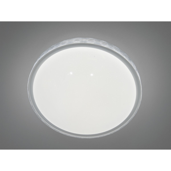 LED стельова люстра панель біла смарт 8 м2 Diasha 6653/400WH