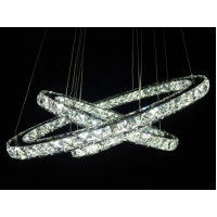 Люстра овал led хрустальная Linisoln 7242/560+400+230s