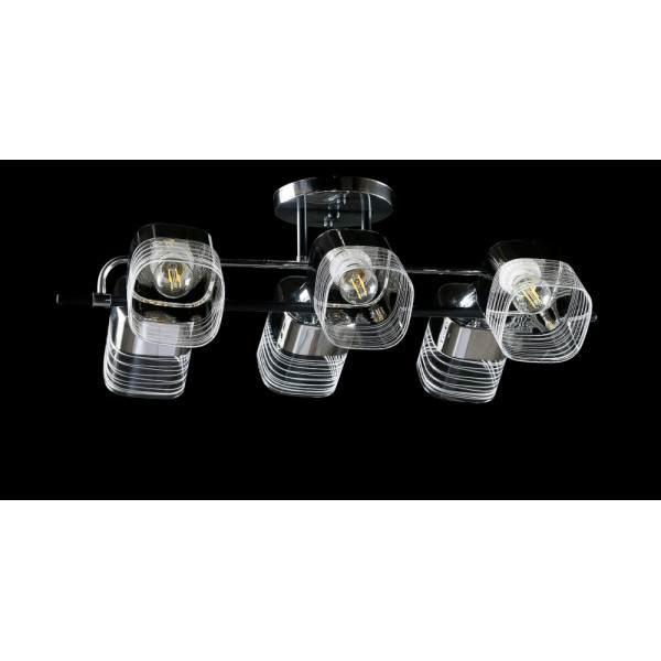 Люстра с плафонами  L8511/6 (CR+BK) Splendid-Ray
234510