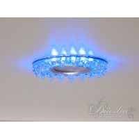 Точечные светильники с подсветкой Diasha 3042B-WH+BL  