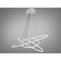 Люстра светодиодная декоративная кольца  Diasha MD9079-3WH-800+600+400 dimmer 