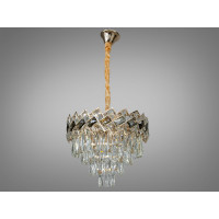Вишукана підвісна кришталева люстра для вітальні, 6 ламп, золото Diasha 6309-400SGD