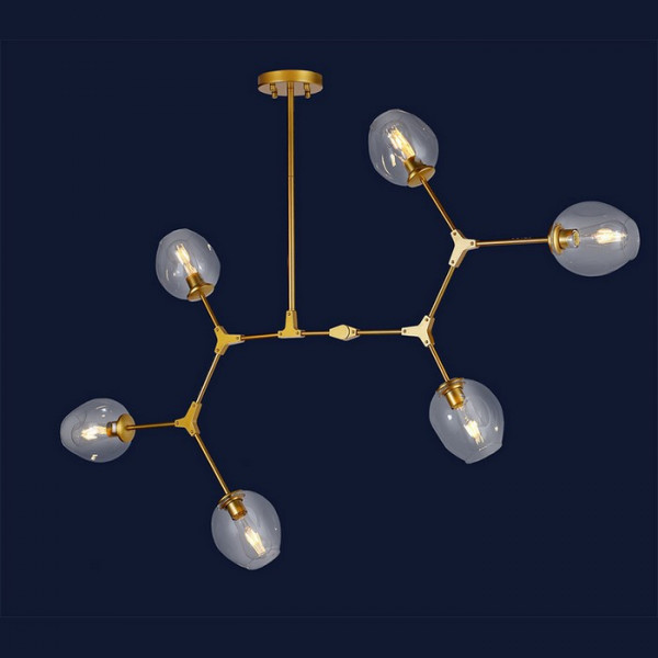 Люстра молекула Levistella 756LPR0231-6 GD+CL