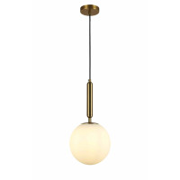 Светильник люстра подвесная в стиле лофт шар Levistella  9163520-1 BRZ+WH