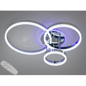 Світлодіодна люстра смарт 8174-3HRLED хром 75Вт з пультом Diasha 8174/3HRLED3colordimmer