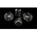 Люстра с плафонами  L06466/3 (BLACK+CHROME) Splendid-Ray
2596