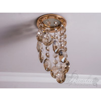 Светильник с подвесками цвета "шампань"Diasha 6016E GD-SP 