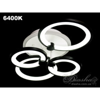 Люстра в спальню с пультом потолочная 100W Diasha 8022/4LED3colordimmer
