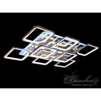 Потолочная светодиодная люстра с пультом и подсветкой Diasha 8060/6+2G LED 3color dimmer