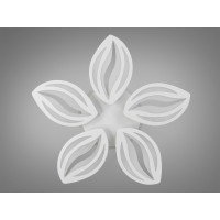 Біла світлодіодна люстра смарт світильник з пультом, 75W Diasha 8092/5WHLED3colordimmer