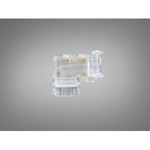 Кутовий конектор COB 10 мм 4 pin прозорий Diasha PCON4pin-10mm-LCOB