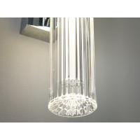 Сучасний настінний світлодіодний світильник бра, 5 Вт, хром Diasha F3018HR