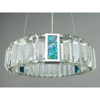 Подвесная светодиодная люстра кольца с хрусталем в стиле модерн Diasha 81028-300HR