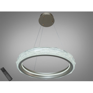 Кришталева світлодіодна люстра-підвіс, 60W Diasha 583-500G