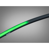 Гнучкий профіль для LED стрічки, накладний Diasha PLS-1212ENBLACK