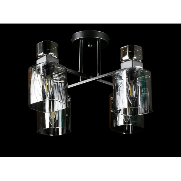 Люстра с плафонами  L07507/4 (BLACK) Splendid-Ray
2560
