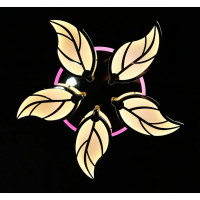 Люстра в зал или спальню светодиодная современная Splendid-Ray 2850256/5+A LED (CHROME) 