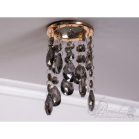 Точковий світильник із кришталевими підвісками Diasha 6019DGD-SM