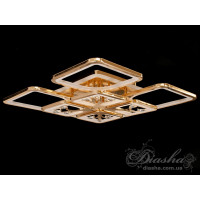Люстры потолочные светодиодные с пультом управления Diasha 8157/4+4G LED 3color dimmer