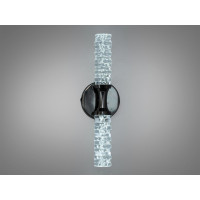 Бра настінне LED 5 Вт чорний хром кришталь Diasha 8151-BBK