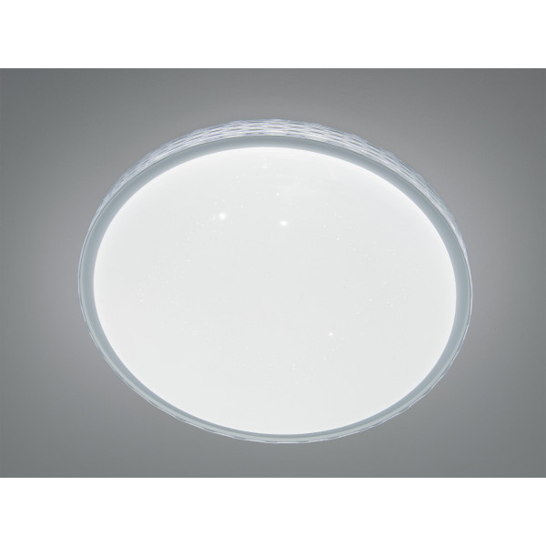 LED люстра Diasha Smart хром 85Вт без пульта Diasha 6653/500WH